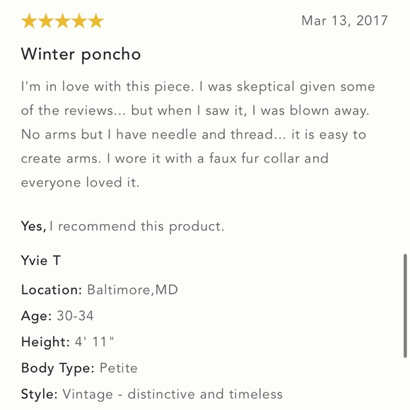 Anthropologie WINTERTIDE wool blend poncho, one size. - Picture 7 of 16